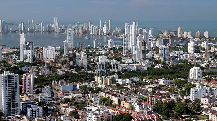 Vista aérea de Cartagena